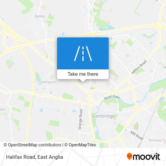 Halifax Road map