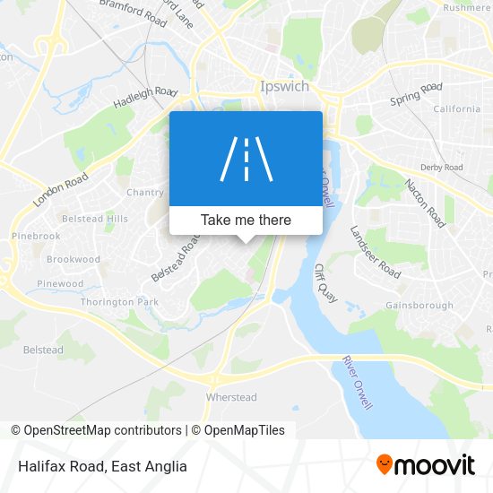 Halifax Road map
