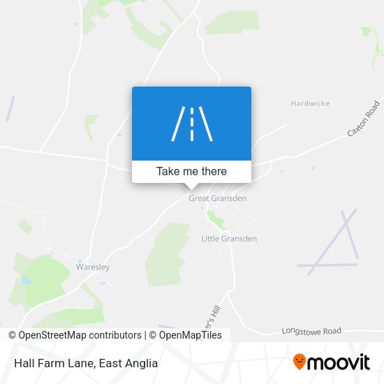 Hall Farm Lane map