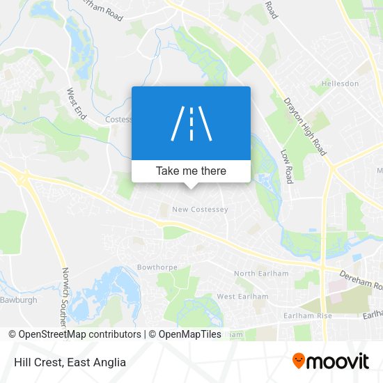 Hill Crest map