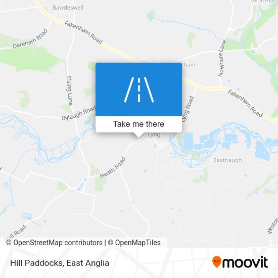 Hill Paddocks map