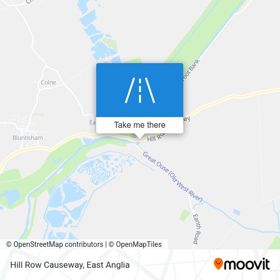 Hill Row Causeway map