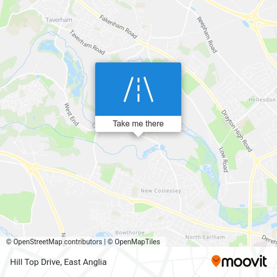 Hill Top Drive map