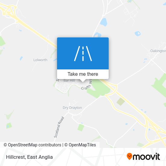 Hillcrest map