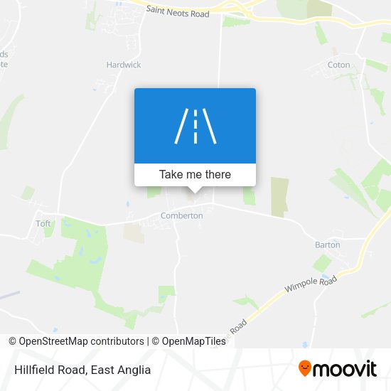 Hillfield Road map