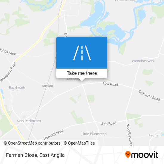 Farman Close map