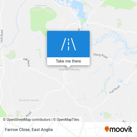 Farrow Close map