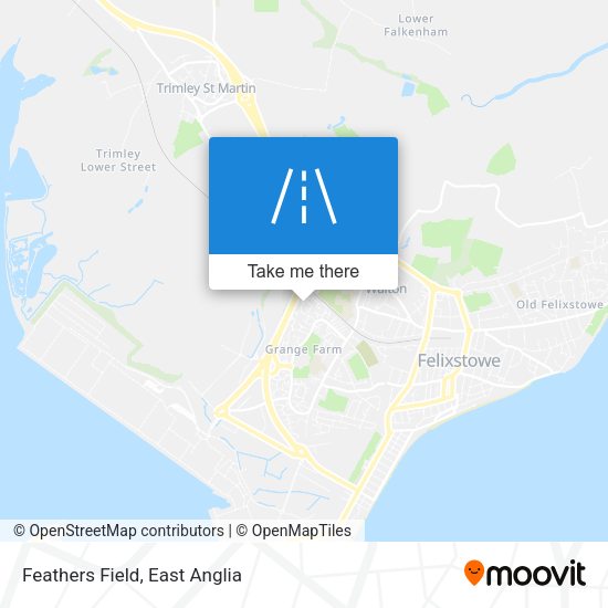 Feathers Field map