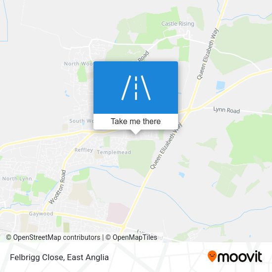 Felbrigg Close map