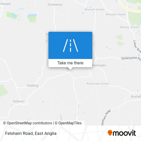 Felsham Road map