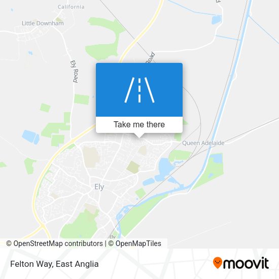 Felton Way map