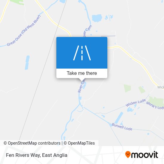 Fen Rivers Way map