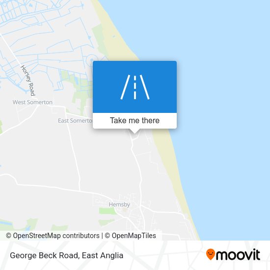 George Beck Road map