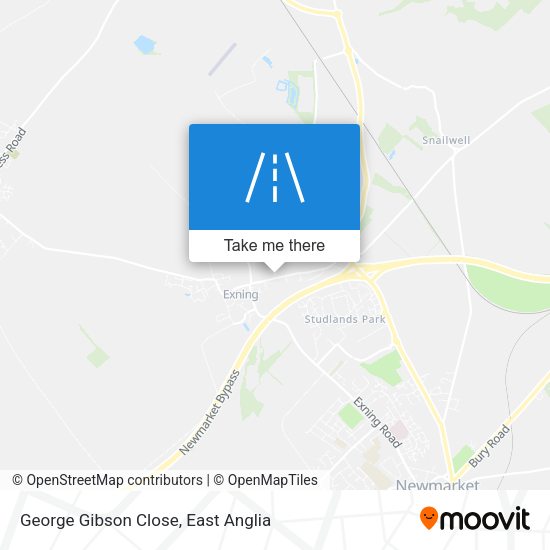 George Gibson Close map