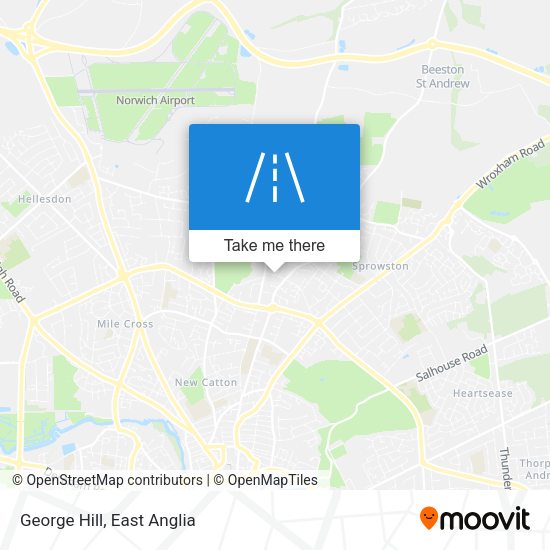 George Hill map