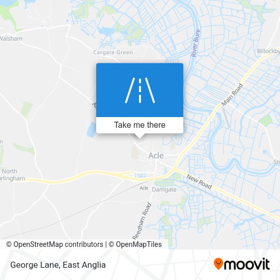 George Lane map