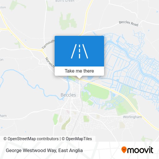 George Westwood Way map