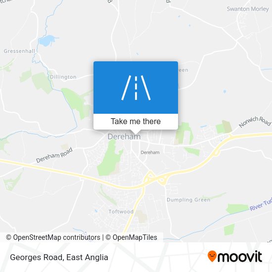 Georges Road map