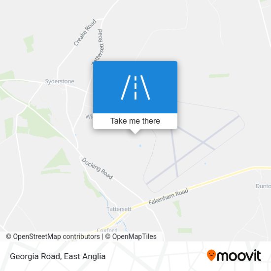 Georgia Road map