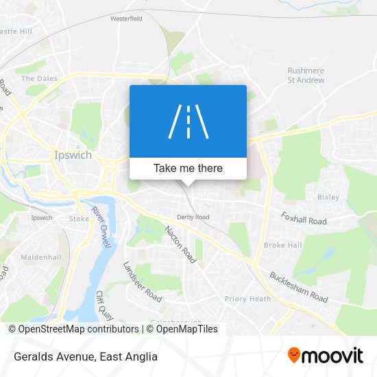 Geralds Avenue map