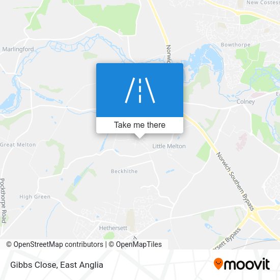 Gibbs Close map