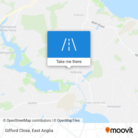 Gifford Close map