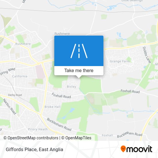 Giffords Place map