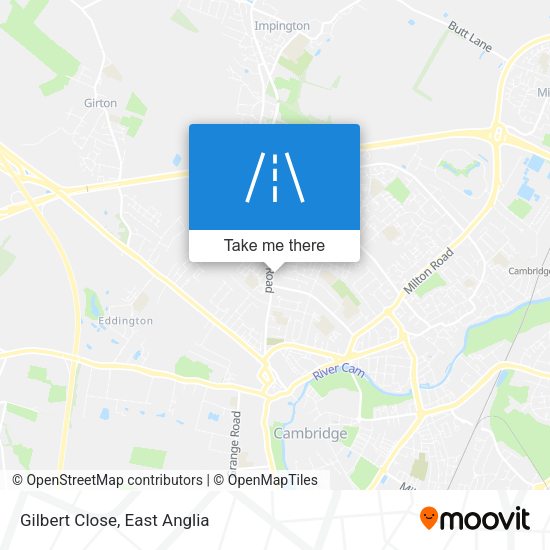 Gilbert Close map