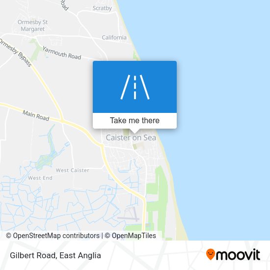 Gilbert Road map