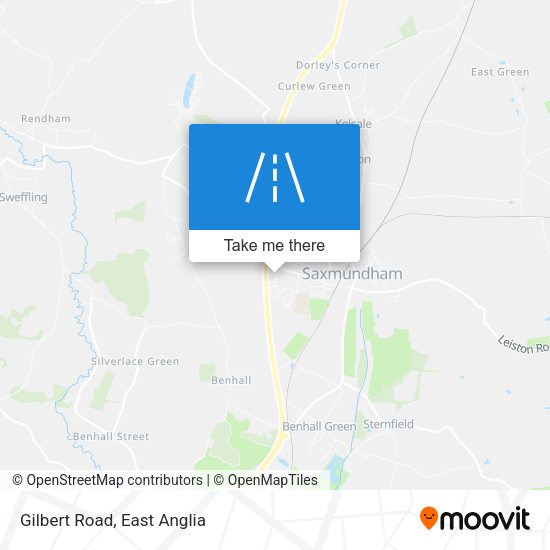 Gilbert Road map