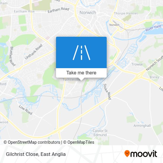 Gilchrist Close map