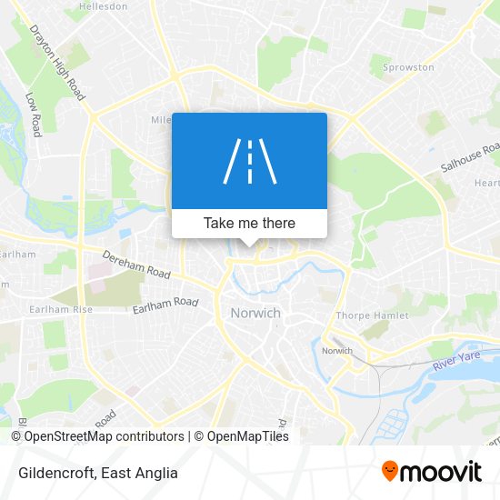 Gildencroft map