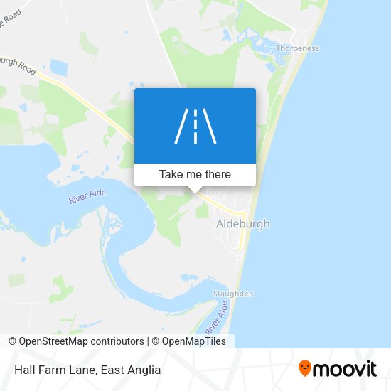Hall Farm Lane map