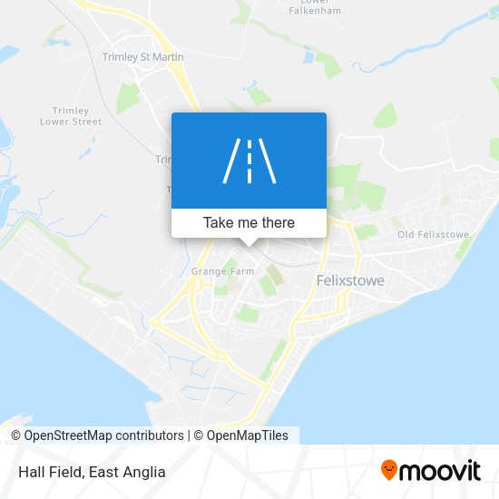 Hall Field map