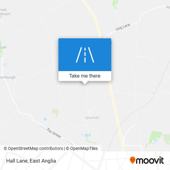 Hall Lane map