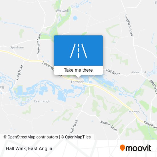 Hall Walk map