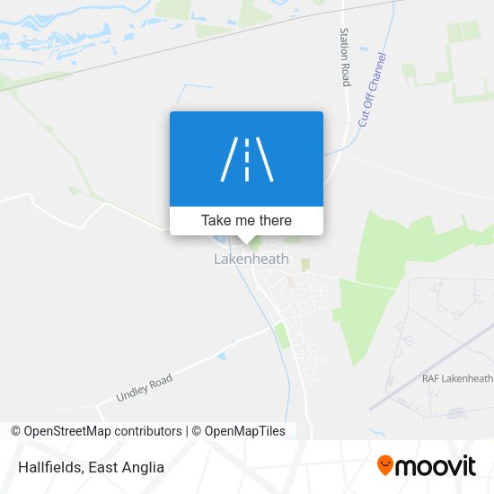 Hallfields map
