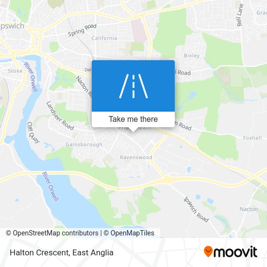 Halton Crescent map