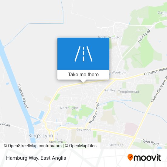 Hamburg Way map