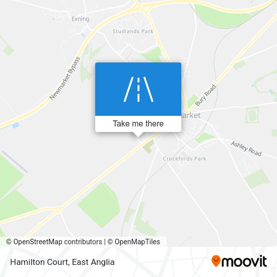 Hamilton Court map