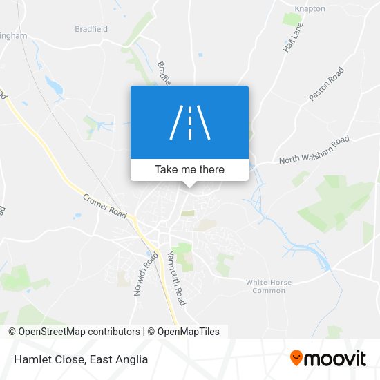 Hamlet Close map