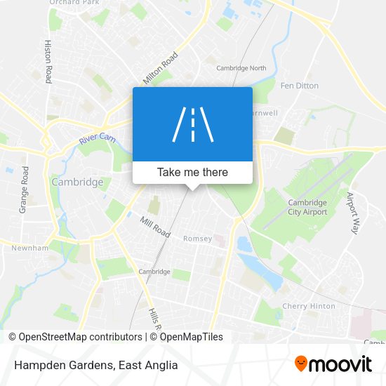 Hampden Gardens map