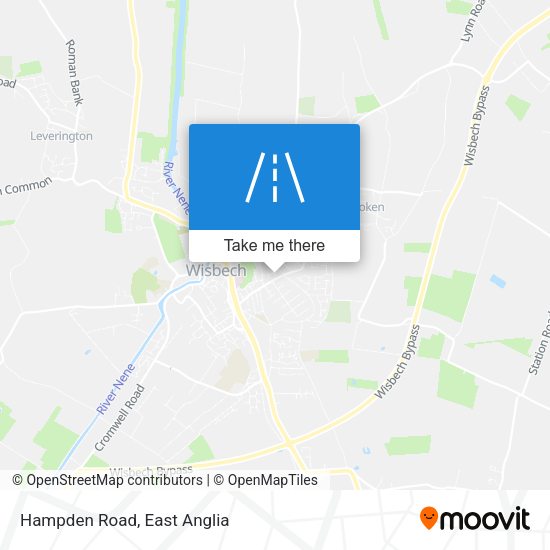 Hampden Road map