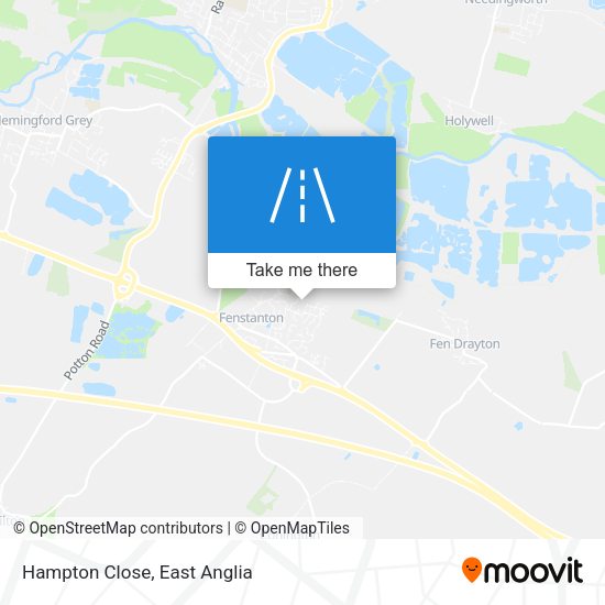 Hampton Close map