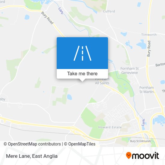 Mere Lane map
