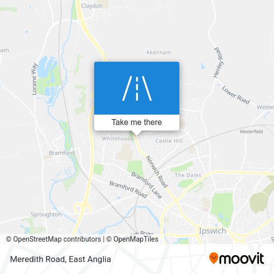 Meredith Road map