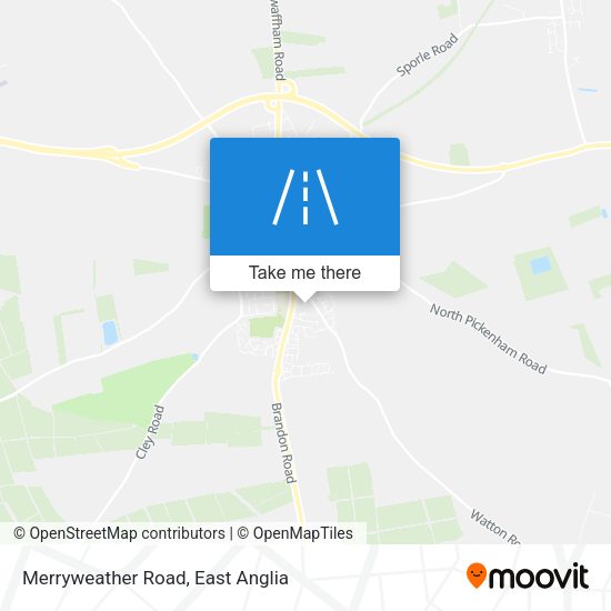 Merryweather Road map