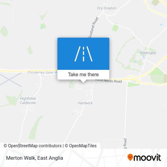 Merton Walk map