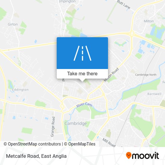 Metcalfe Road map