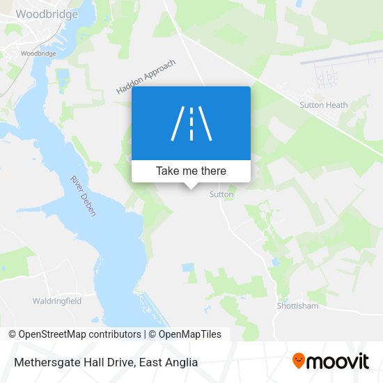 Methersgate Hall Drive map